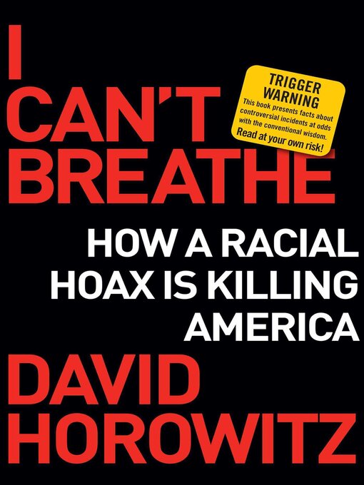 Title details for I Can't Breathe by David Horowitz - Available